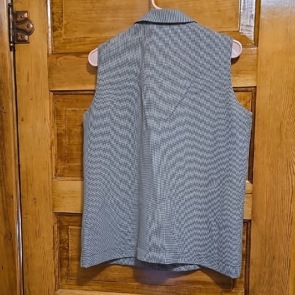 Pendleton Houndstooth Sleeveless Top 12 - Picture 3 of 3